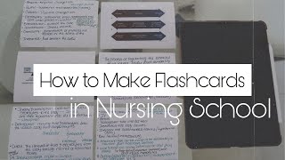 How to Make Flash Cards in NURSING SCHOOL! ♡ screenshot 2