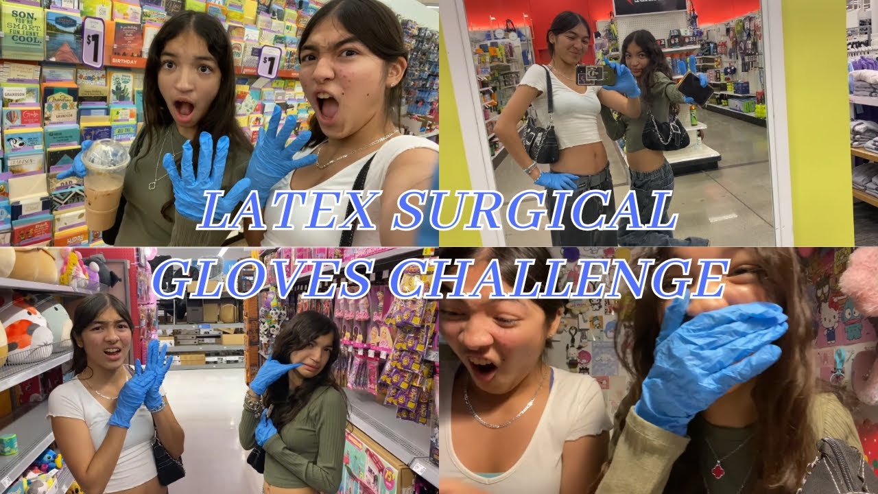 Wearing Latex Surgical Gloves For 24 Hours Challenge