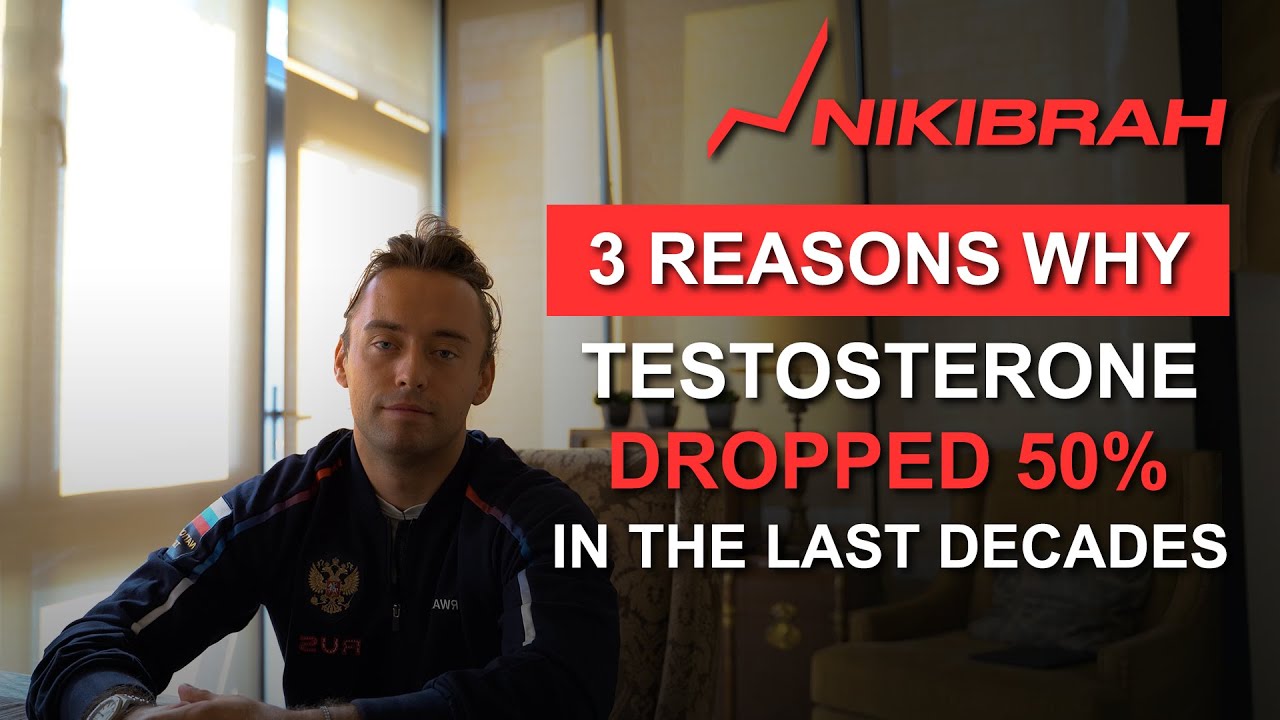 3 Reasons Why TESTOSTERONE Dropped 50% In The Last Decades