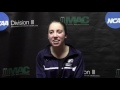 2016 MAC Swimming Championships: Women's Rookie of the Year Interview