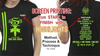 Screen Printing - from start to finish...