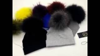 Famous Newborn - 2 years cotton beanie hat with fur pompom Profile
