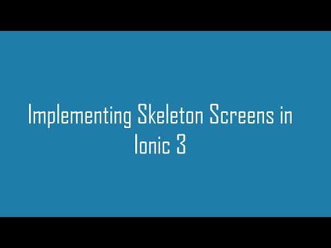 Skeleton Screens