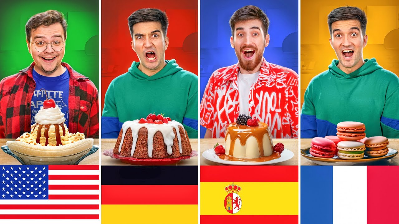 ÎNCERCĂM DESERTURI din ÎNTREAGA LUME !!