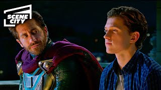 SpiderMan Far From Home: Mysterio Gives Peter Advice (JAKE GYLLENHAAL, TOM HOLLAND) | With Captions