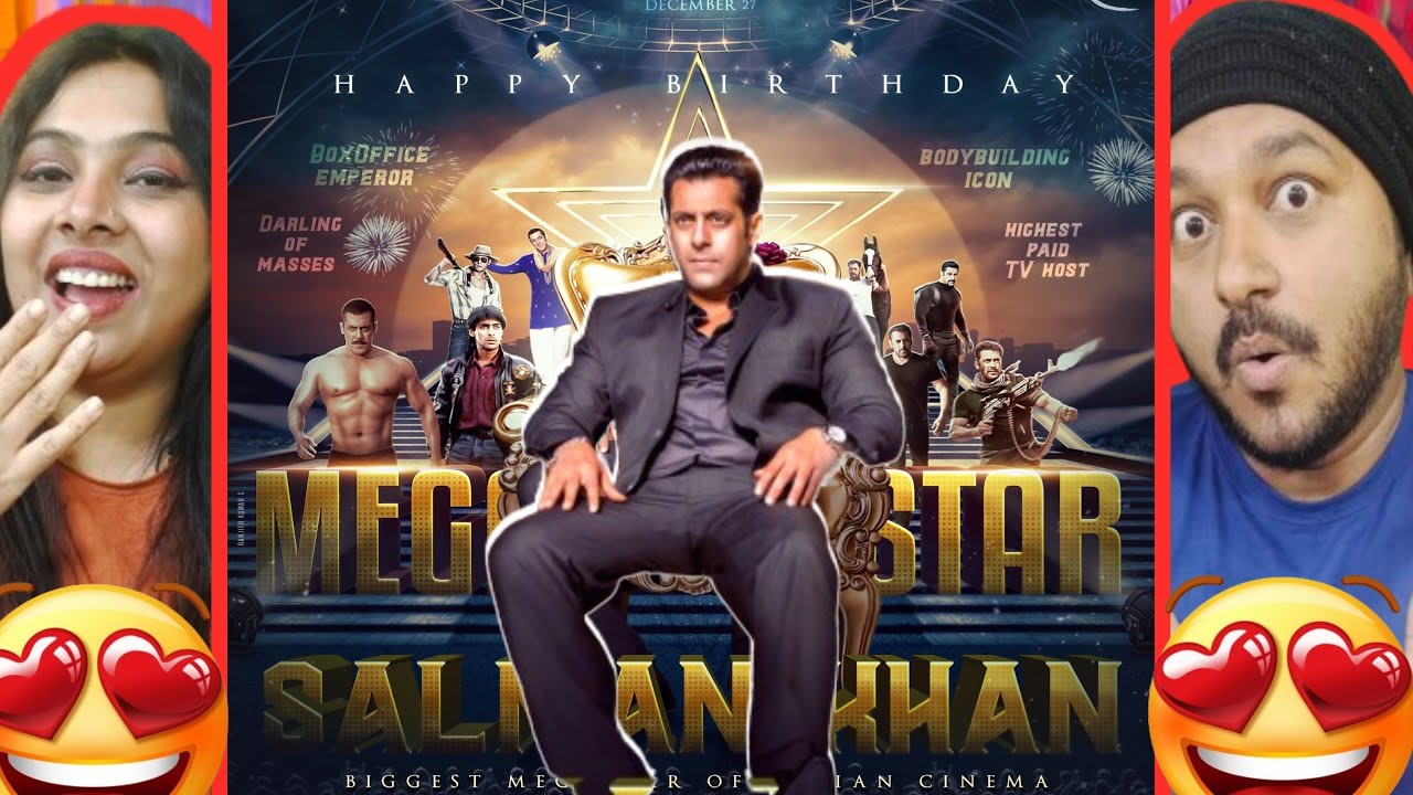 Still Number One | Happy 58th BirthdaySalman Khan | Tribute To Salman Khan |Reaction...