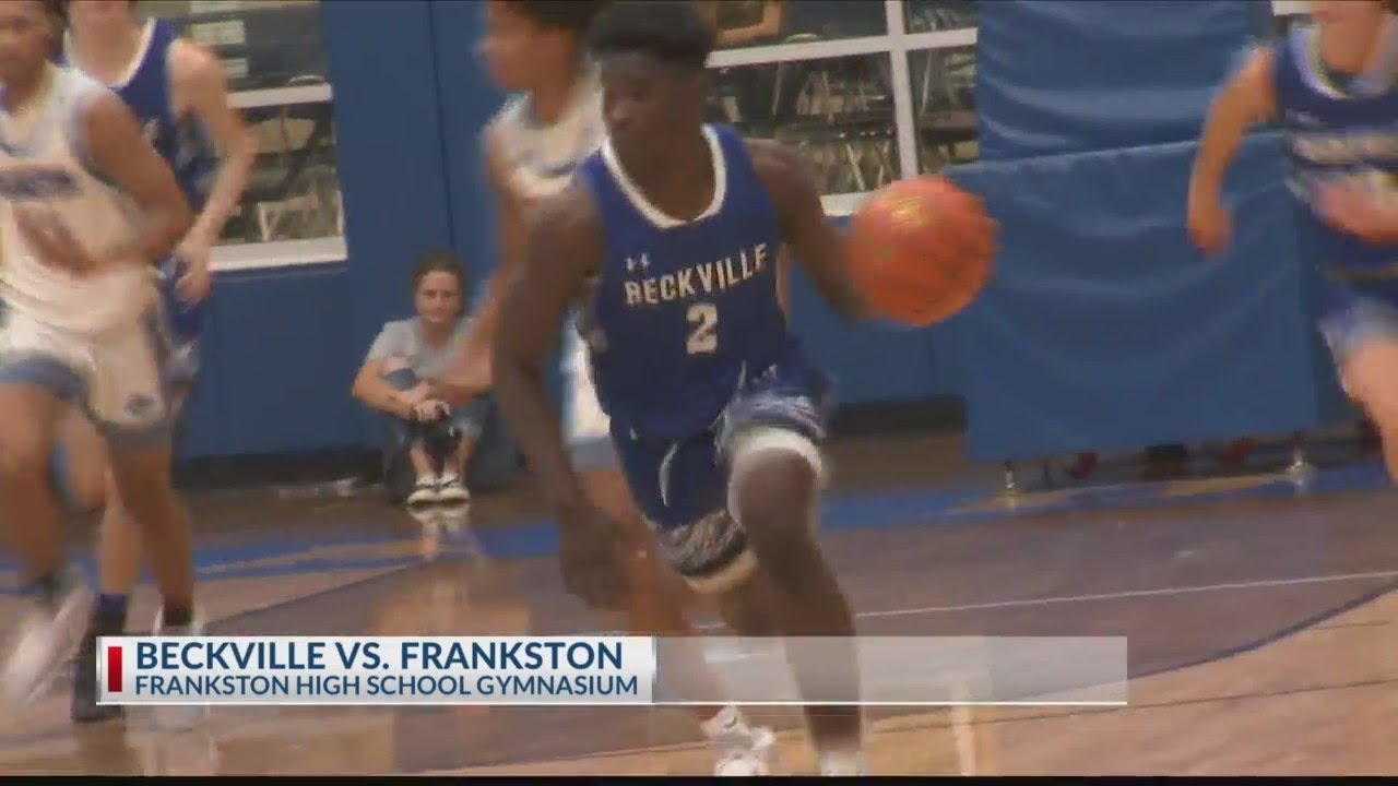 Beckville basketball beats Frankston 4229 YouTube