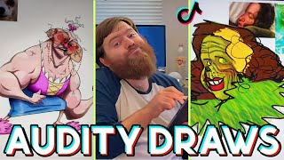 NEW Audity Draws Tiktok Funny Videos - Best of @Audity  Drawing her Husband Tiktoks 2024