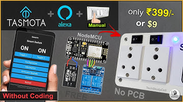 ESP8266 NodeMCU Tasmota Alexa IoT Project | DIY Smart Plug with Voice Control