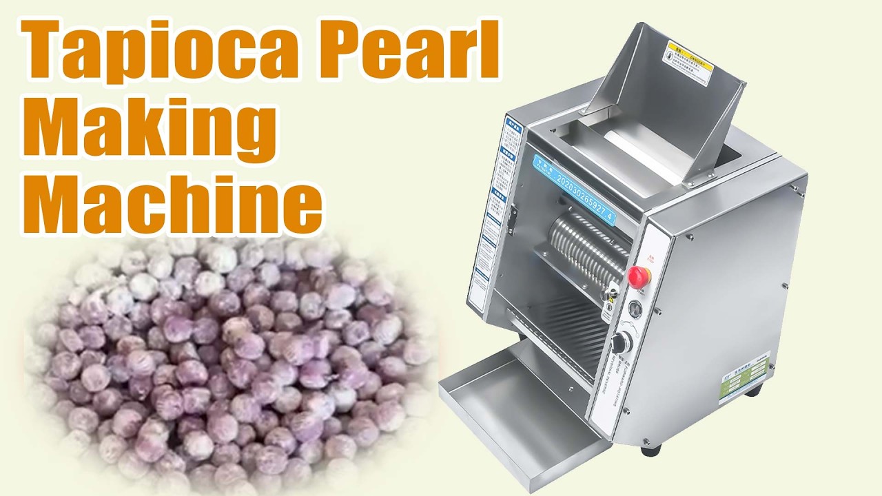 Automatic tapioca pearls making machine | Cost-effective boba pearl ...