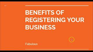 Benefits Of Registering Your Business Cac Registration Why Register Your Business?
