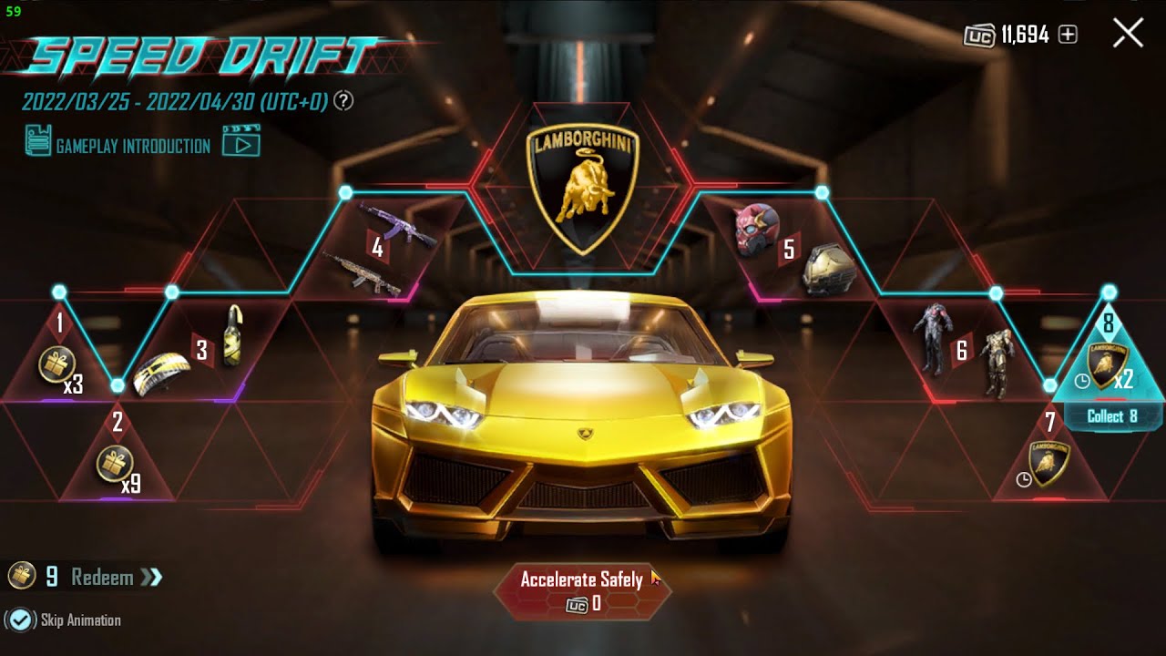 LAMBORGHINI SPIN PUBG MOBILE | 21,000.000 UC SPIN