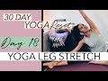 20 Min Yoga Stretch for Legs | 30 Day Yoga Reset Challenge | ChriskaYoga