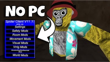 How To Get Mods On Gorilla Tag QUEST ONLY!! (EASIEST METHOD)