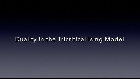 Duality in the Tricritical Ising Model - Giuseppe Mussardo