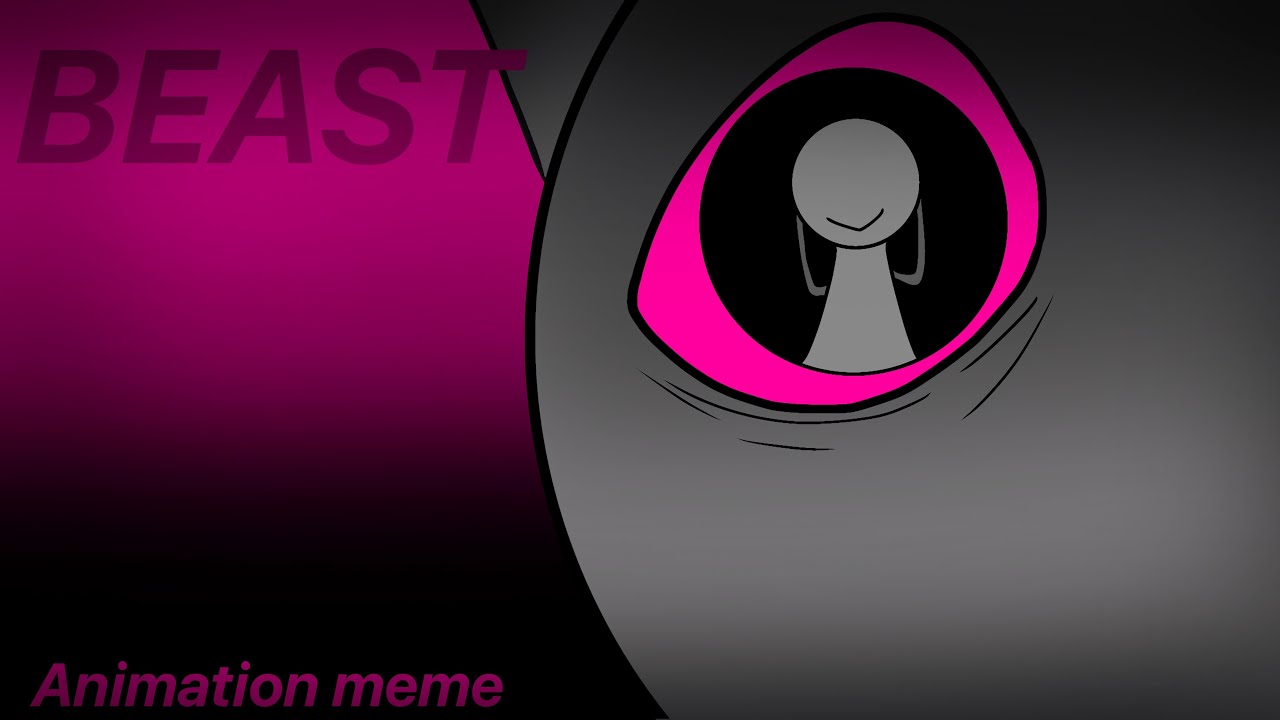 BEAST ANIMATION MEME/ sprunki pink parasite 
