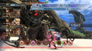 Xenoblade: LV105 Ancient Daedala Battle (LV56 PT)  full topple lock