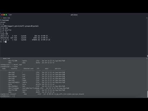 AIX NFS nosuid demonstration