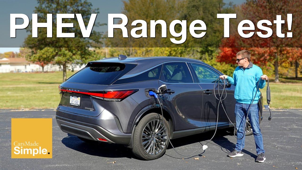 Lexus RX 450h+ Plug In Hybrid Range Test | It Went How Far?!