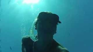 Free dive 23m, The BTV (VTO) Maneuver,  Hands free Equalization