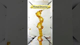 ✨Thread Drawing✨My Artwork🔥 Subscribe#thread#drawing#viral#shorts#kids#easydrawing