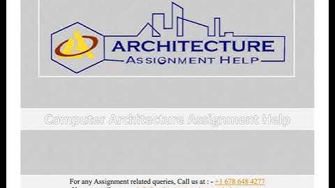 Computer Architecture Assignment Help