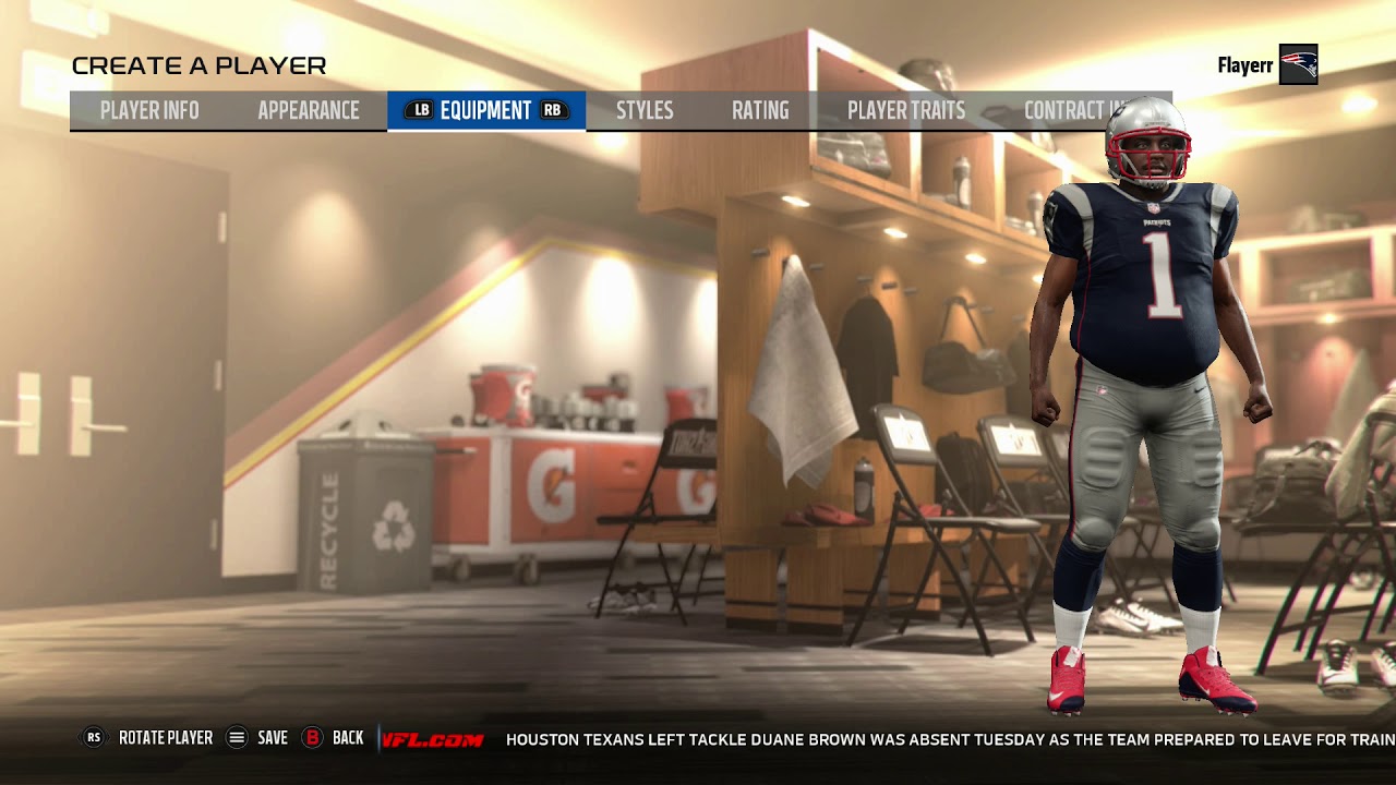 Madden NFL 18 Create Player