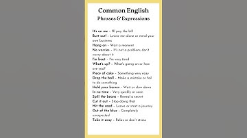 Common English Phrases and Expressions ✅ Advanced English | IELTS Vocabulary