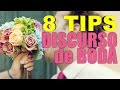 Discursos de Bodas Espectaculares: 8 TIPS para dar el Mejor Discurso de Boda