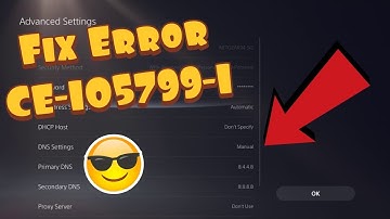 How To Fix PS5 Error CE-105799-1 - Unable To Connect To The Server