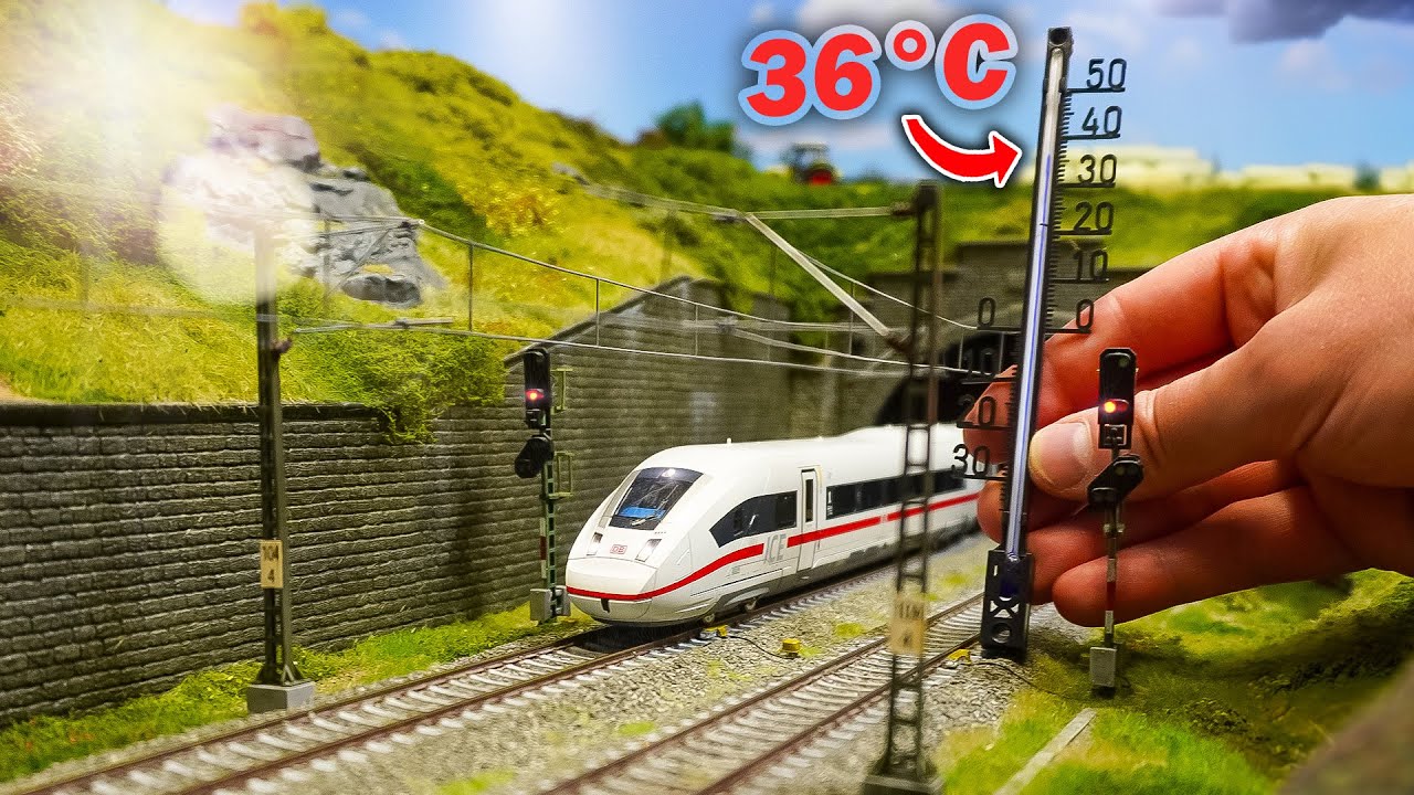 Burning asphalt and bent rails - summer on the model railway  ☀️🛤️