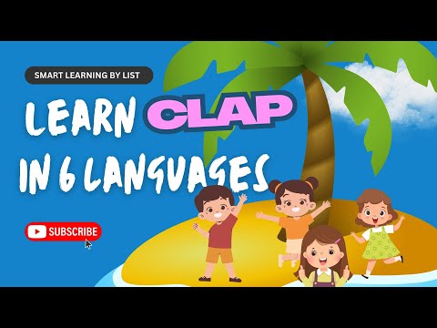 Learn Clap (拍手 / aplaudir) in 6 Langs! | 六種語言輕鬆學會「拍手」！ | ¡Aprende "aplaudir"!