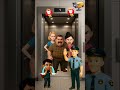 kid gets kicked off from the elevator #cartoon #3danimation #english #animation