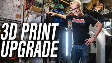 Adam Savage Levels Up His Workshop 3D Printer!