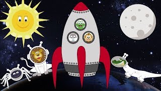 Zoom Zoom Zoom! We're going to the moon! Nursery Rhyme for babies and toddlers from Sing and Learn!