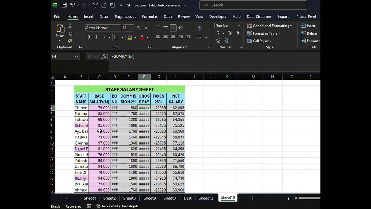How to AutoFit All Columns and Rows in Excel in One Click