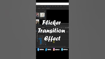 🔥Flicker Transition Effect in Premiere Pro  #adobepremierepro #premiereprotamil #premierepro