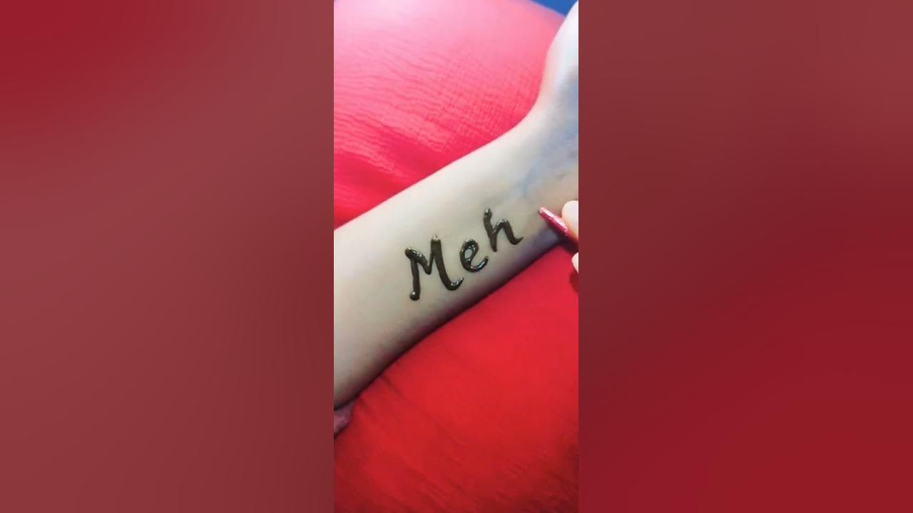 mehak-name-mehndi-design-mehndi-shorts-shortsvideo-youtubeshorts