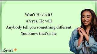 Won't He do it - Koryn Hawthorne ft  Roshon Fegan (Lyrics) chords