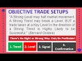 Objective trade setups