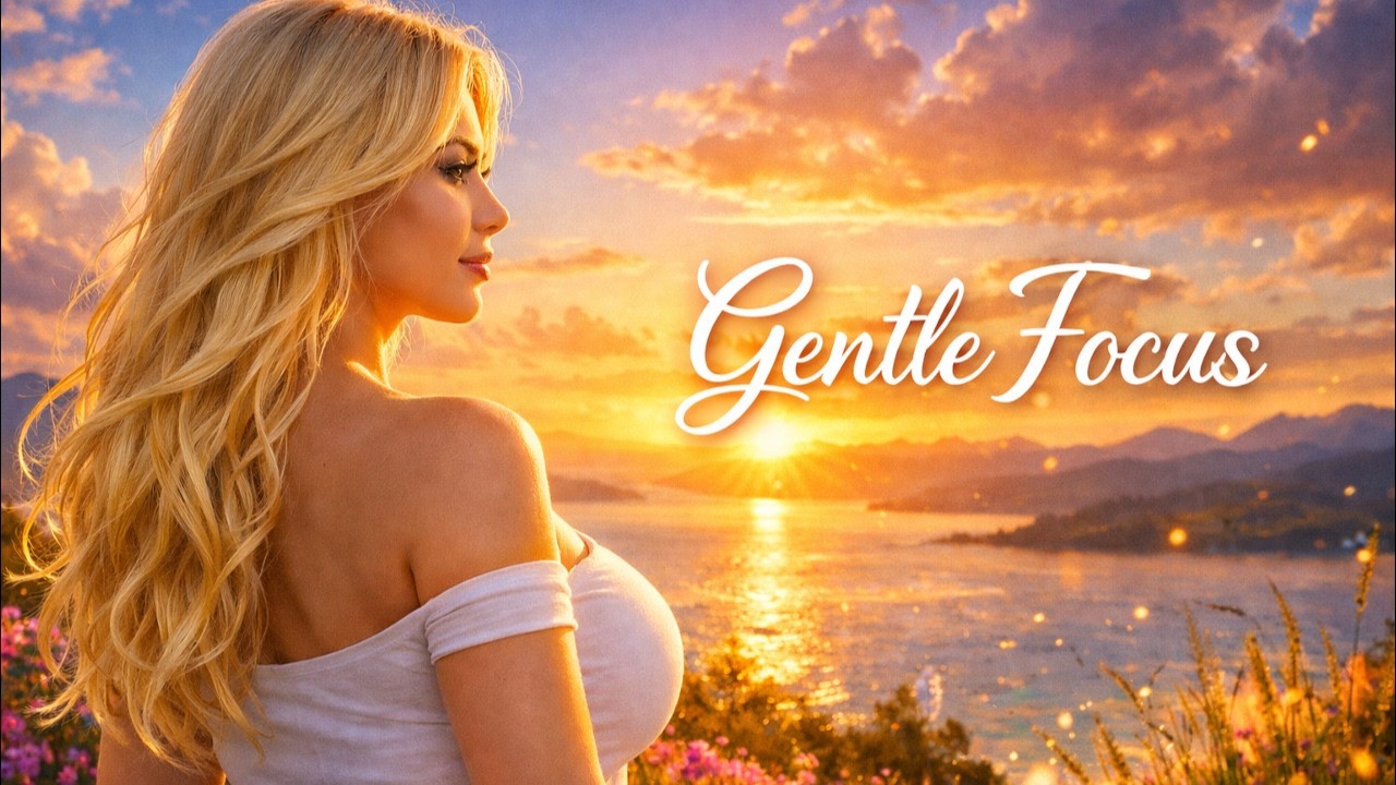 Gentle Focus - 1 Hour Country Lofi Instrumental | Relaxing Acoustic Background Music for Study, Work