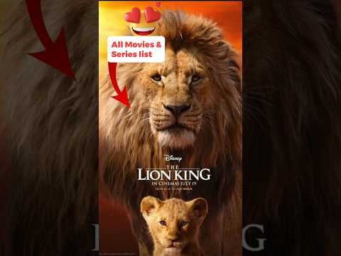 The Lion King All Movies Series List The Lion King All Movies Series List 100