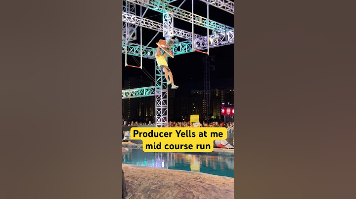 Ninja Warrior Producer Yells at Me #shorts #youtubeshorts