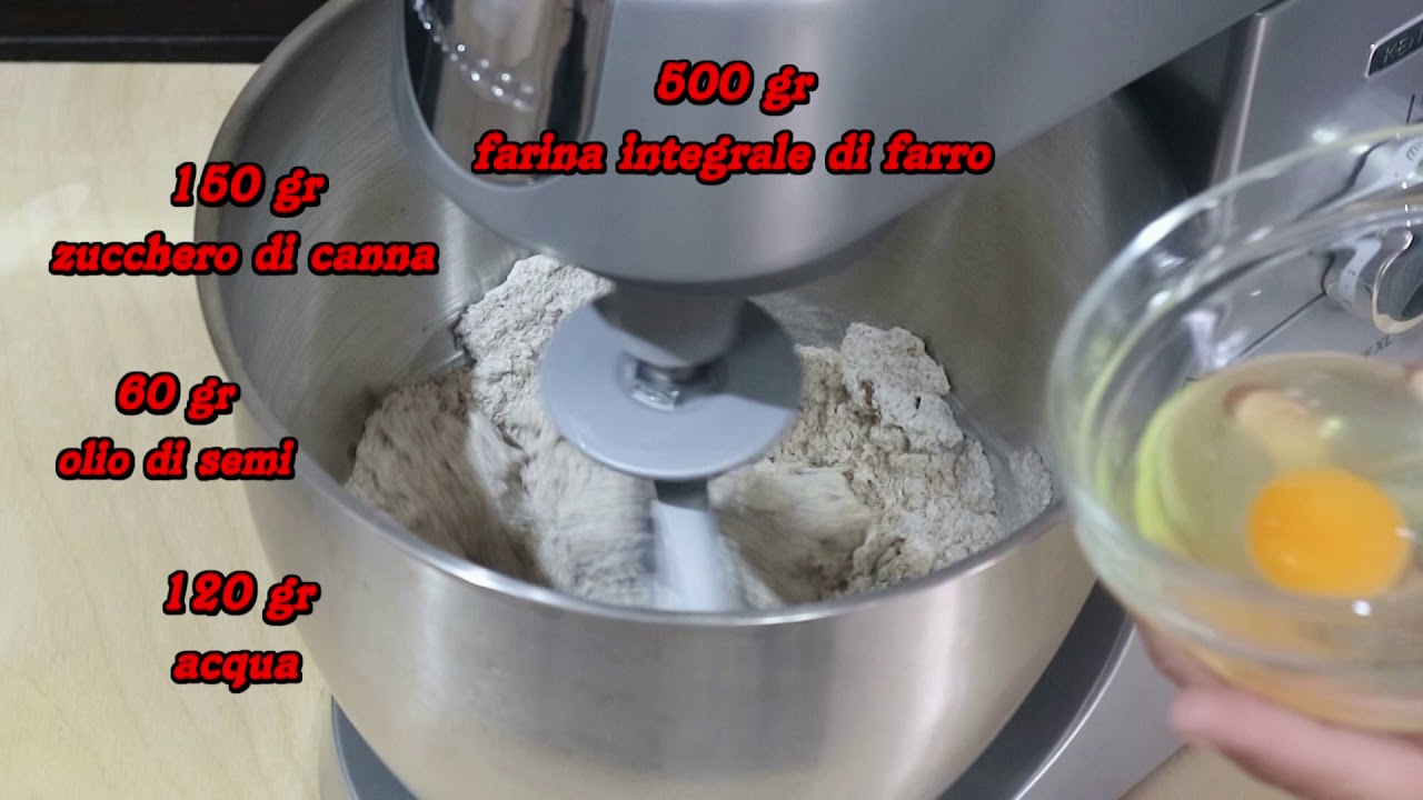 Biscotti con farina integrale di Farro