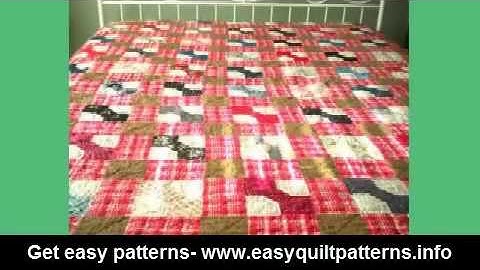 simple quilting patterns bow tie quilt pattern