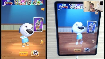 Talking Tom Time Rush - Talking Hank - Character Play Review Gameplay on Tablet (iOS, Android)