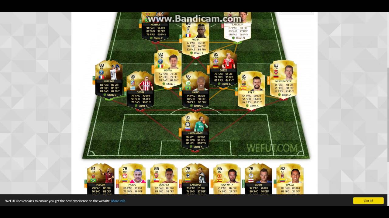 WeFUT.com | FIFA 16 DRAFT - YouTube