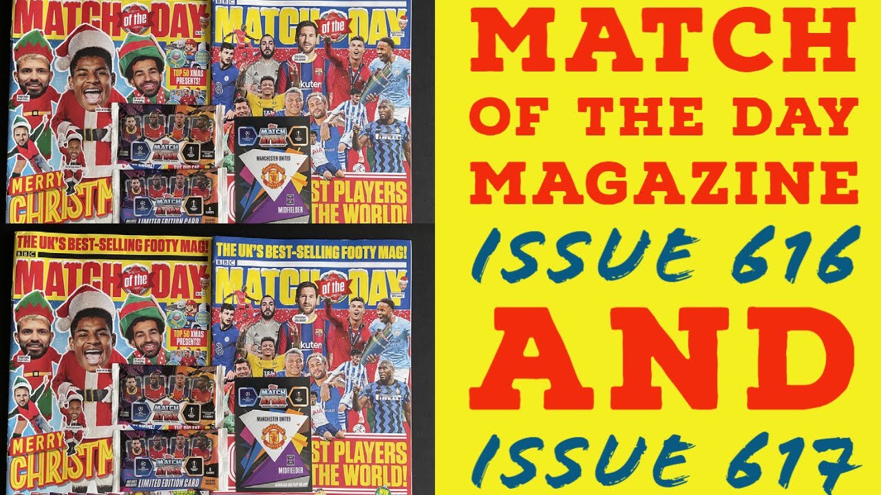 MATCH OF THE DAY MAGAZINE - 616 + 617 REVIEW - XL Card + Limited ...