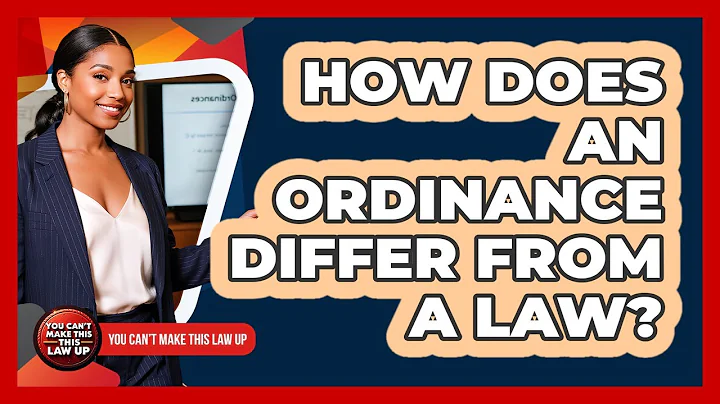 How Does an Ordinance Differ From a Law?