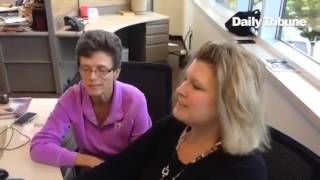 Maryanne MacLeod works with blogger Kathy Gerus at The Macomb Daily. @Macombdaily @dailytrib #macomb